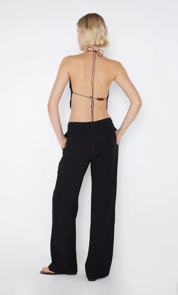 Bec Bridge Sleeveless Women DESIREE HALTER TOP 8211 BLACK