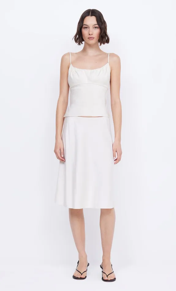 Bec Bridge Sleeveless Women MARI LOU GATHERED CAMI 8211 CREAM