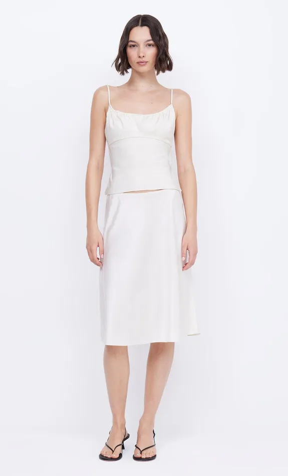 Bec Bridge Sleeveless Women MARI LOU GATHERED CAMI 8211 CREAM