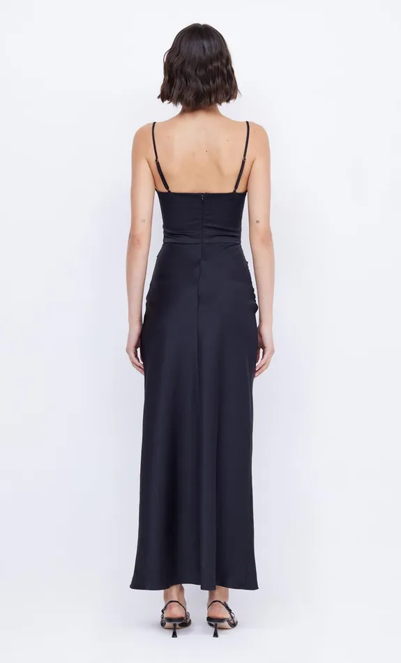 Bec Bridge Wedding Guest Women MARI LOU KNOT DRESS 8211 BLACK