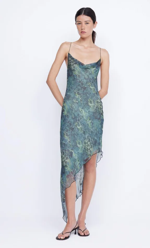 Bec Bridge Wedding Guest Women MERISOL SLIP DRESS 8211 NOUVEAU BLEUE