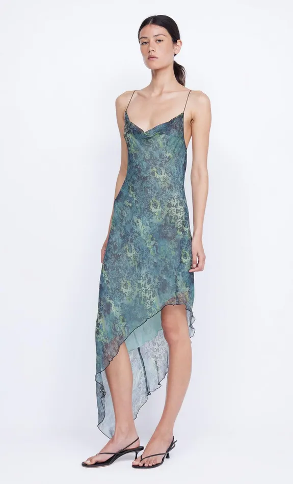 Bec Bridge Wedding Guest Women MERISOL SLIP DRESS 8211 NOUVEAU BLEUE