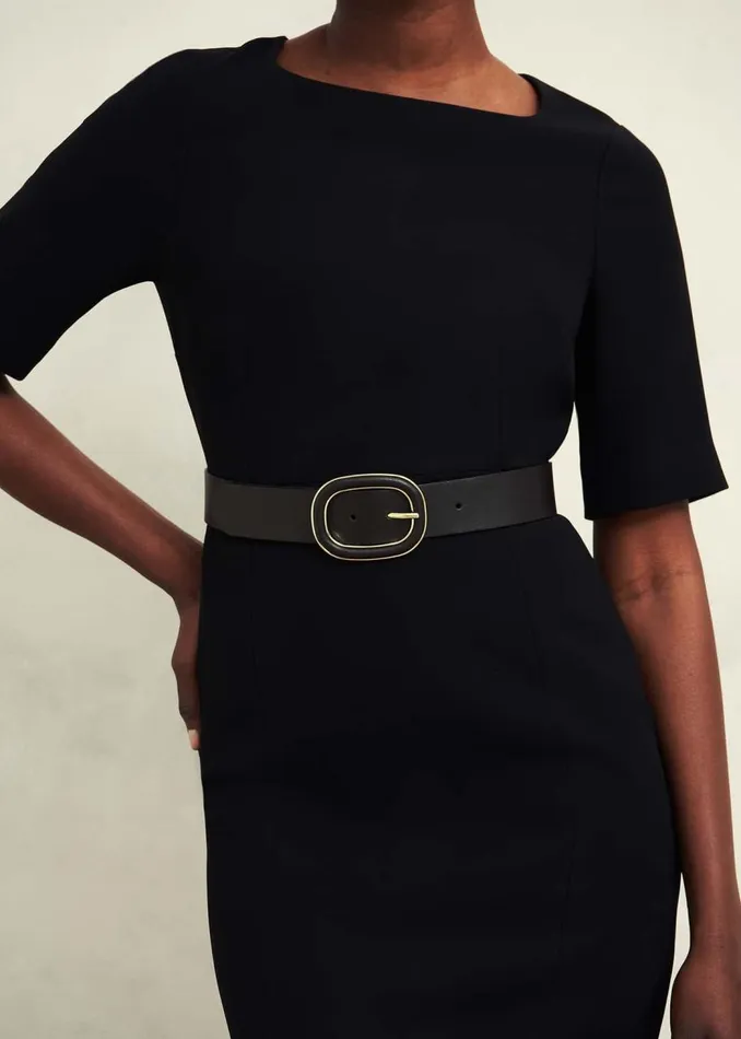 Belts Women HOBBS Rory Leather Waist Belt Black