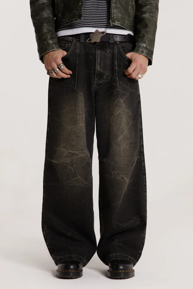 Bestsellers Men Shop Washed Black Razor Jeans Jaded London