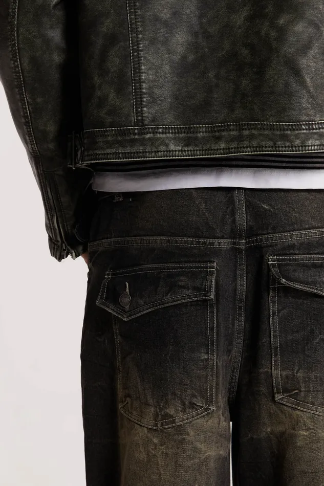 Bestsellers Men Shop Washed Black Razor Jeans Jaded London