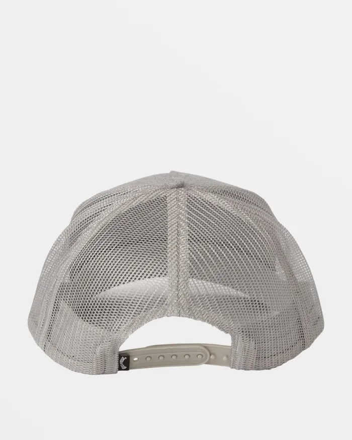 Billabong Beanies and Hats Stacked Trucker Hat Grey Heather 8211 Men