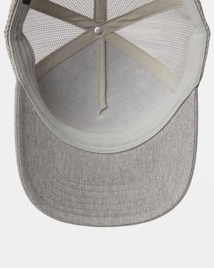 Billabong Beanies and Hats Stacked Trucker Hat Grey Heather 8211 Men