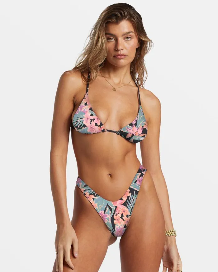 Billabong Bikinis Nights In Paradise Reversible Triangle Bikini Top Multi 8211 Women