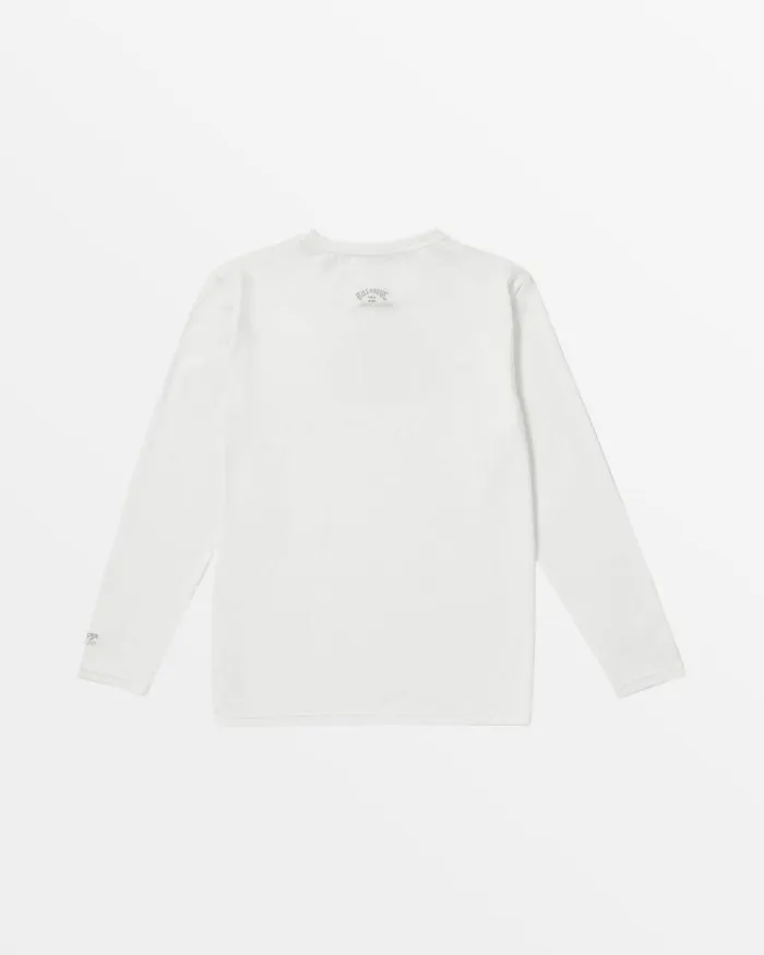 Billabong Boys039 Tops Boys All Day Wave Long Sleeve Shirt White 8211 Men