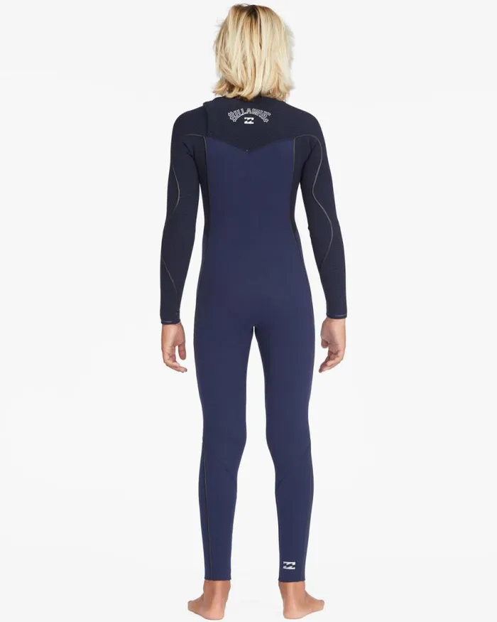 Billabong Boys039 Wetsuits Boys 32 Furnace Comp Chest Zip Full Wetsuit Navy 8211 Men