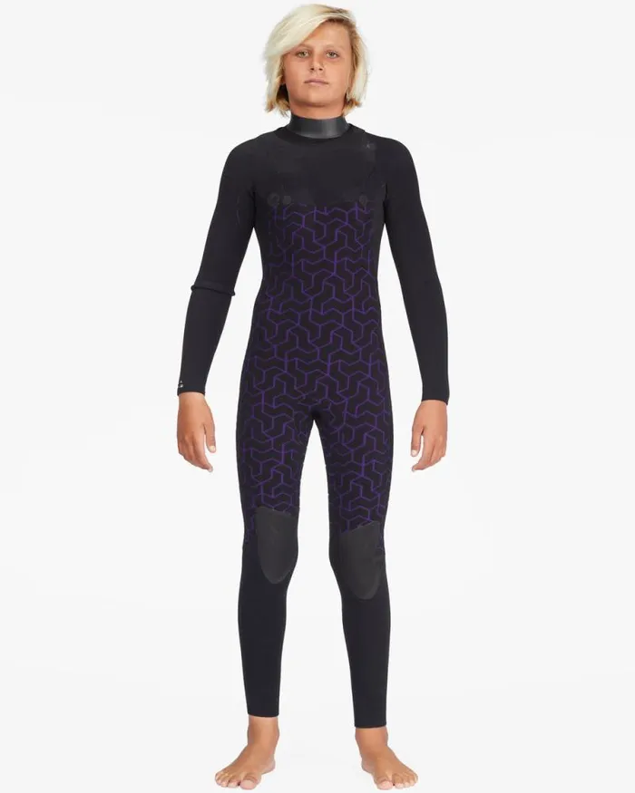 Billabong Boys039 Wetsuits Boys 32 Furnace Comp Chest Zip Full Wetsuit Navy 8211 Men