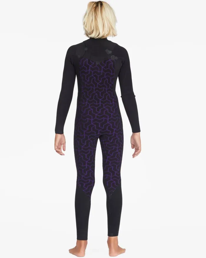 Billabong Boys039 Wetsuits Boys 32 Furnace Comp Chest Zip Full Wetsuit Navy 8211 Men