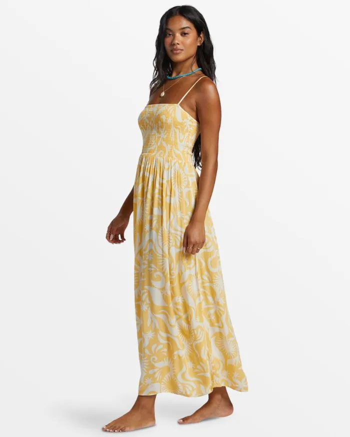 Billabong Dresses Sunspell Midi Dress Gold 8211 Women Billabong Dresses Sunspell Midi Dress Gold 8211 Women