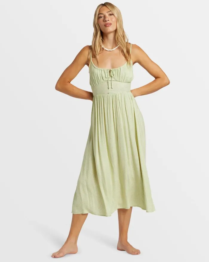 Billabong Dresses Texas Beach Midi Dress Willow 8211 Women
