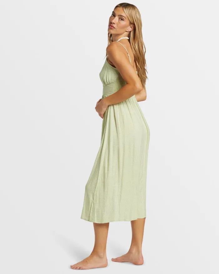 Billabong Dresses Texas Beach Midi Dress Willow 8211 Women
