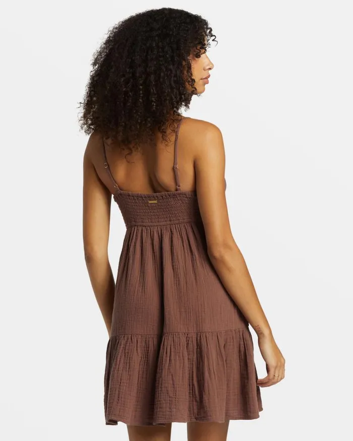 Billabong Dresses Wave After Wave Mini Dress Kona 8211 Women