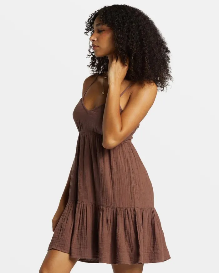 Billabong Dresses Wave After Wave Mini Dress Kona 8211 Women
