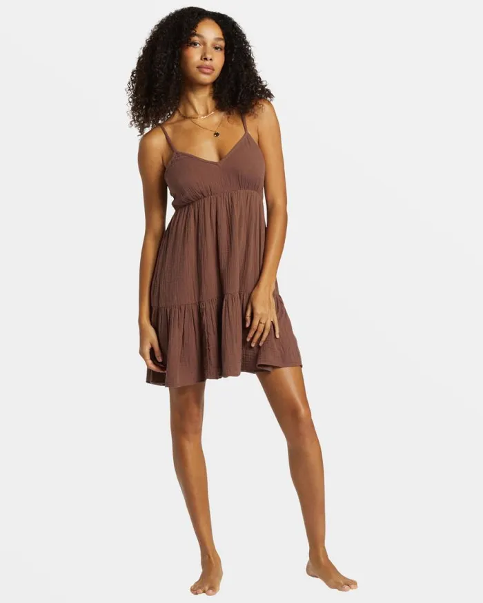 Billabong Dresses Wave After Wave Mini Dress Kona 8211 Women