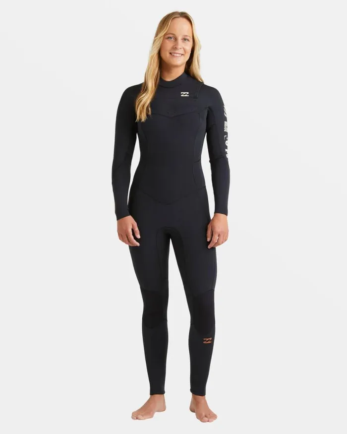 Billabong Fullsuits 43mm Synergy Natural Upcycler Chest Zip GBS Wetsuit Night Fall 8211 Women