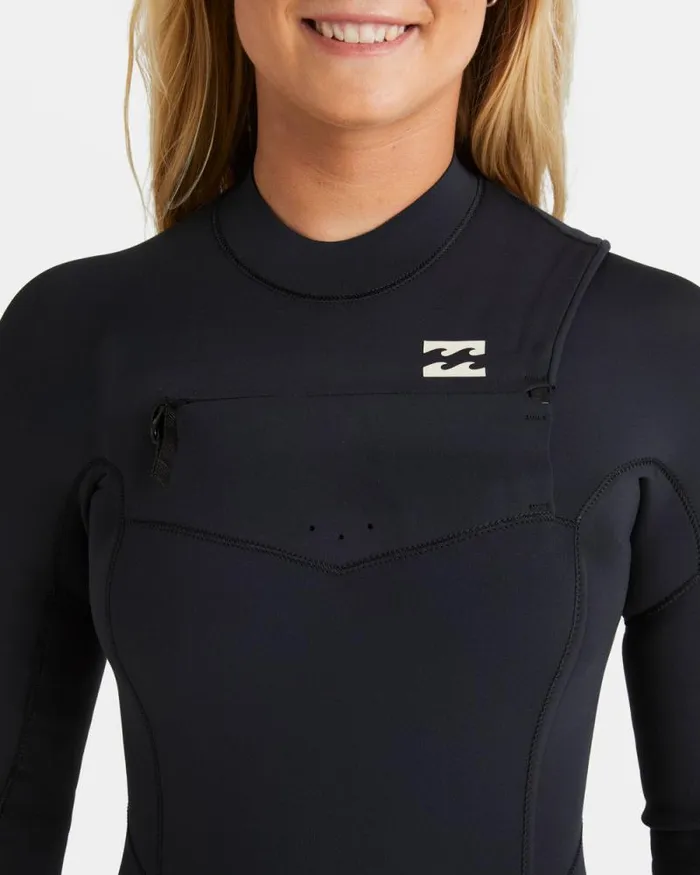 Billabong Fullsuits 43mm Synergy Natural Upcycler Chest Zip GBS Wetsuit Night Fall 8211 Women Billabong Fullsuits 43mm Synergy Natural Upcycler Chest Zip GBS Wetsuit Night Fall 8211 Women