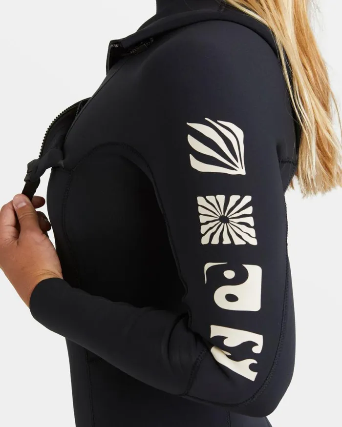 Billabong Fullsuits 43mm Synergy Natural Upcycler Chest Zip GBS Wetsuit Night Fall 8211 Women Billabong Fullsuits 43mm Synergy Natural Upcycler Chest Zip GBS Wetsuit Night Fall 8211 Women