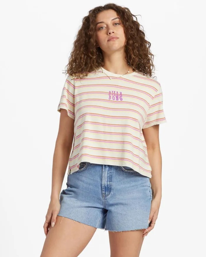 Billabong Graphic Tees and Tanks Next Up Top Multi 8211 Women