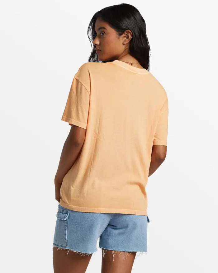 Billabong Graphic Tees and Tanks Wish You Were Here Oversized TShirt Tangy Peach 8211 Women Billabong Graphic Tees and Tanks Wish You Were Here Oversized TShirt Tangy Peach 8211 Women