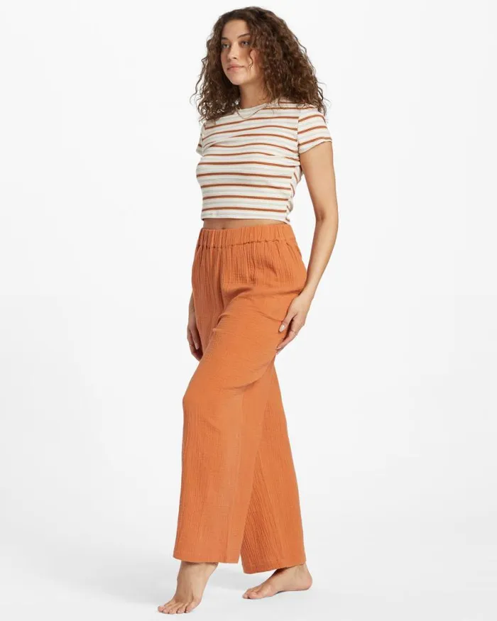 Billabong Jeans and Pants Follow Me Pant 2 Pants Toffee 8211 Women Billabong Jeans and Pants Follow Me Pant 2 Pants Toffee 8211 Women