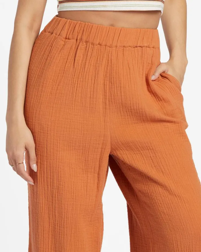 Billabong Jeans and Pants Follow Me Pant 2 Pants Toffee 8211 Women Billabong Jeans and Pants Follow Me Pant 2 Pants Toffee 8211 Women