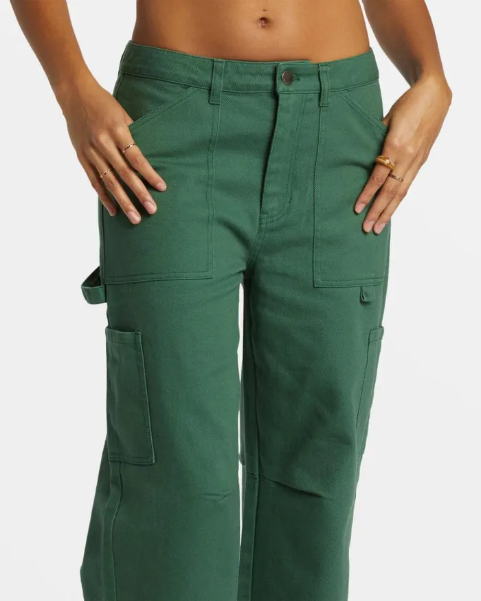 Billabong Jeans and Pants Leia Cargo Pants Emerald Bay 8211 Women