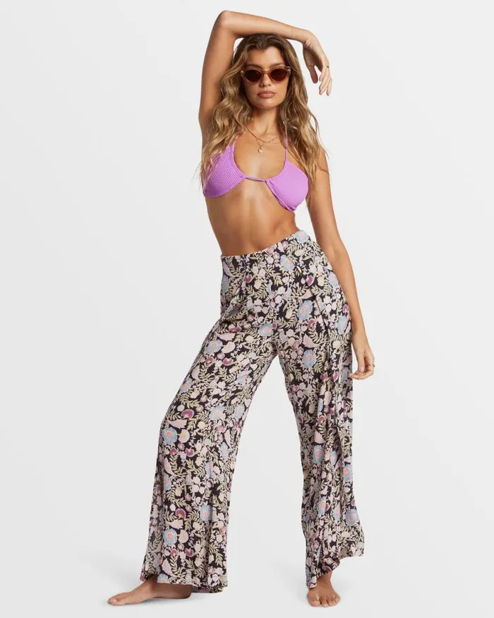 Billabong Jeans and Pants Split Spirit Floral Pants Blackberry 8211 Women