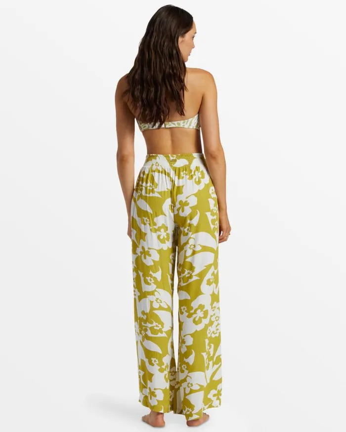 Billabong Jeans and Pants Split Spirit Floral Pants Moss Joy 8211 Women Billabong Jeans and Pants Split Spirit Floral Pants Moss Joy 8211 Women