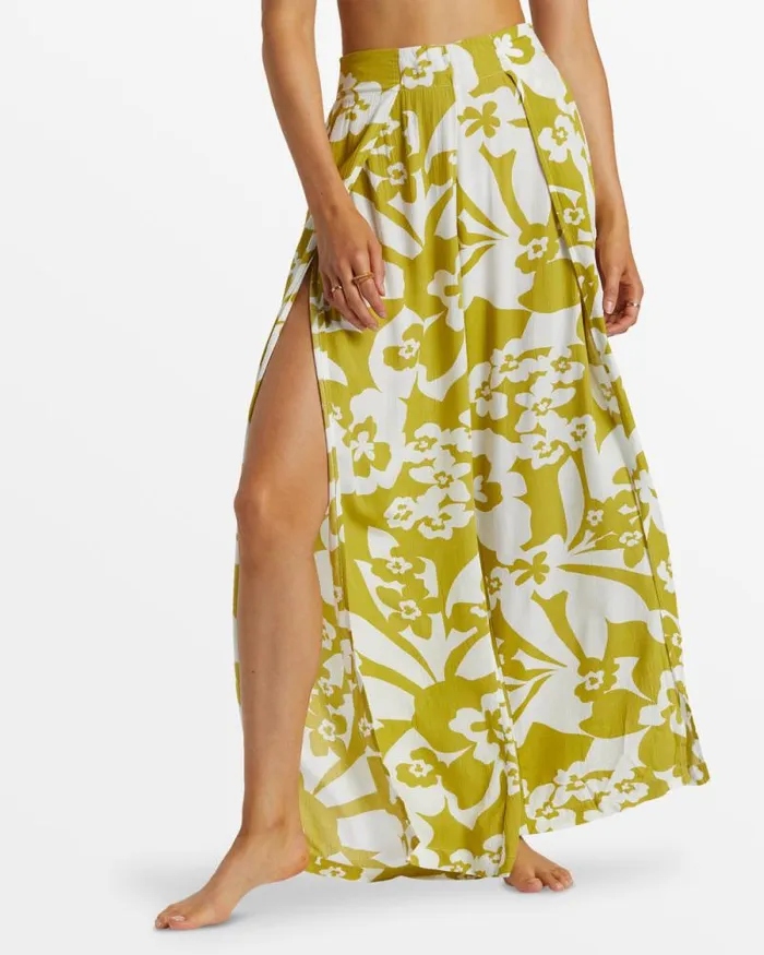 Billabong Jeans and Pants Split Spirit Floral Pants Moss Joy 8211 Women Billabong Jeans and Pants Split Spirit Floral Pants Moss Joy 8211 Women