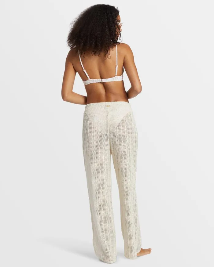 Billabong Matching Sets Largo Beach Pant Cover Up Salt Crystal 8211 Women