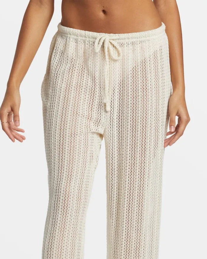 Billabong Matching Sets Largo Beach Pant Cover Up Salt Crystal 8211 Women