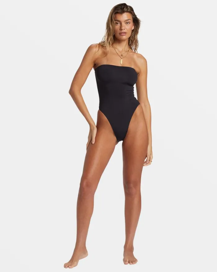 Billabong One Pieces Sol Searcher Tully One Piece Swimsuit Black Pebble 8211 Women