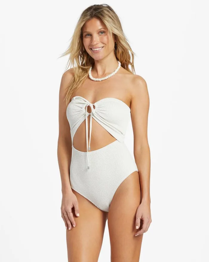 Billabong One Pieces Summer High Drew OnePiece Swimsuit Salt Crystal 8211 Women