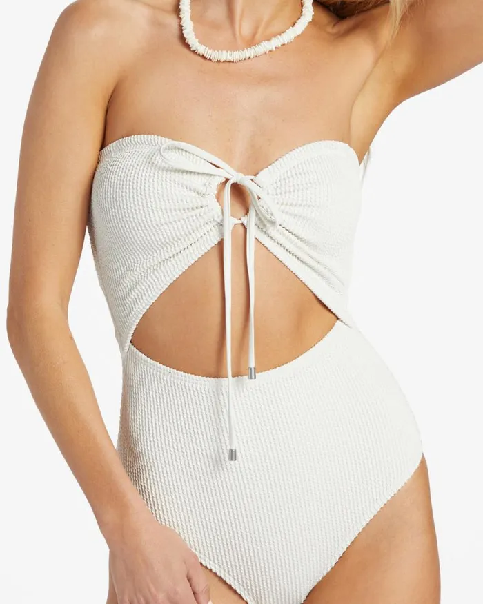 Billabong One Pieces Summer High Drew OnePiece Swimsuit Salt Crystal 8211 Women