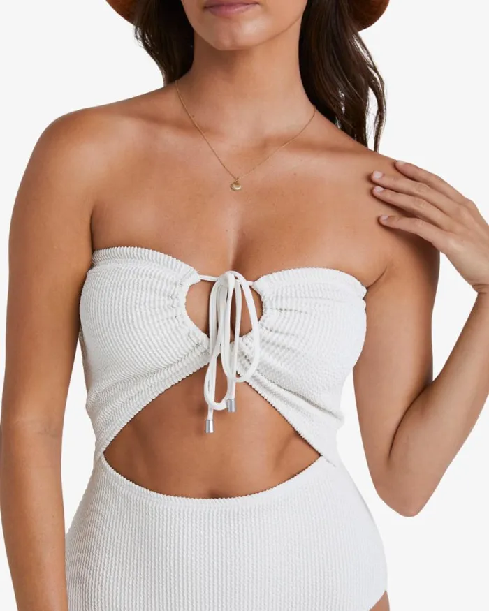 Billabong One Pieces Summer High Drew OnePiece Swimsuit Salt Crystal 8211 Women