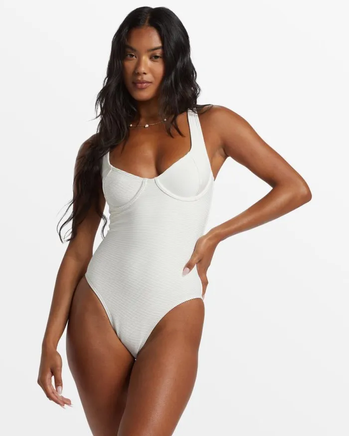 Billabong One Pieces Tanlines Emma Underwire OnePiece Swimsuit Salt Crystal 8211 Women Billabong One Pieces Tanlines Emma Underwire OnePiece Swimsuit Salt Crystal 8211 Women