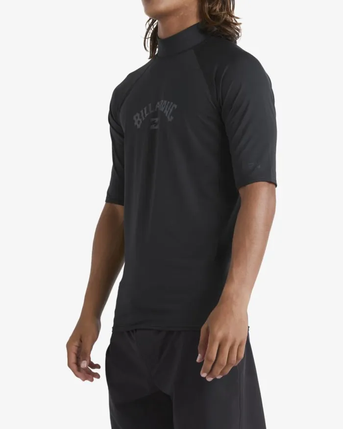Billabong Rashguards and Surf Tees Arch Wave Performance Fit Tee Black 8211 Men Billabong Rashguards and Surf Tees Arch Wave Performance Fit Tee Black 8211 Men