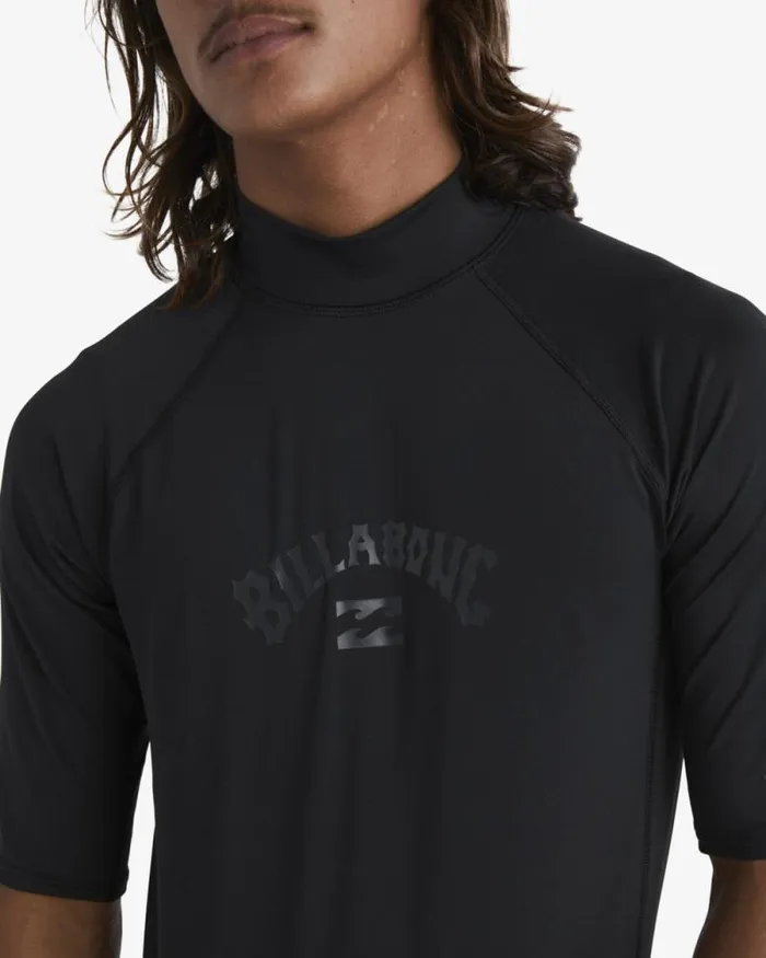 Billabong Rashguards and Surf Tees Arch Wave Performance Fit Tee Black 8211 Men Billabong Rashguards and Surf Tees Arch Wave Performance Fit Tee Black 8211 Men