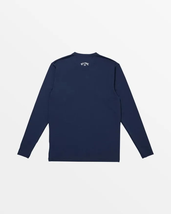 Billabong Rashguards and Surf Tees Classic Wave UPF 50 Long Sleeve Surf Tee Navy 8211 Men