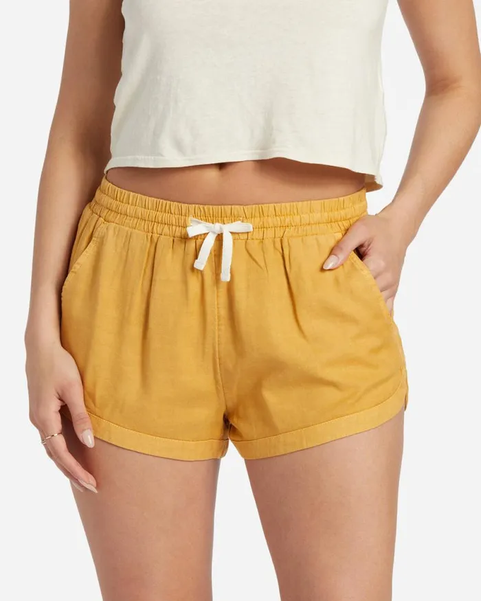 Billabong Shorts Road Trippin Elastic Waist Shorts Wild Honey 8211 Women