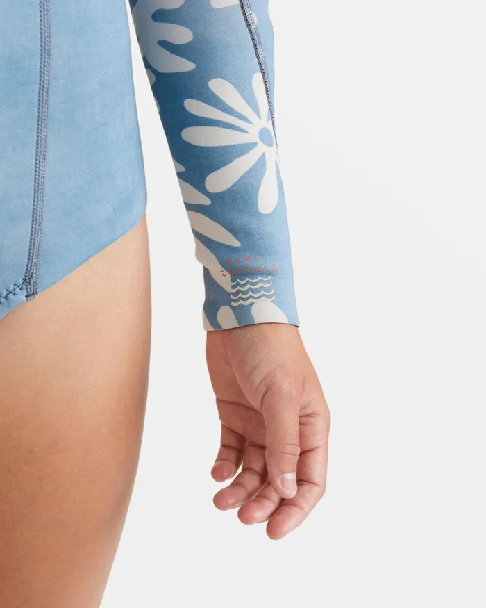 Billabong Springsuits 22mm Salty Dayz Natural Upcycler Front Zip Long Sleeve Springsuit Blue Shadow 8211 Women Billabong Springsuits 22mm Salty Dayz Natural Upcycler Front Zip Long Sleeve Springsuit Blue Shadow 8211 Women