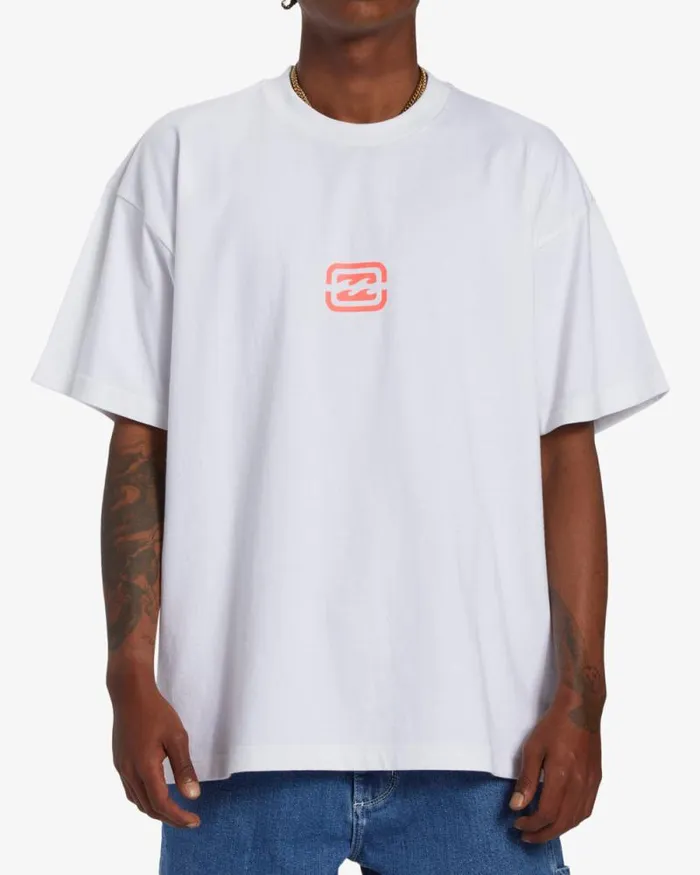 Billabong TShirts Bracket Wave OG TShirt White 8211 Men Billabong TShirts Bracket Wave OG TShirt White 8211 Men