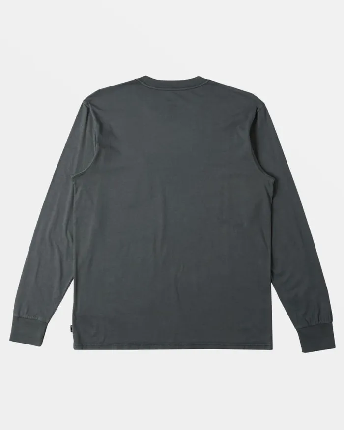 Billabong TShirts Essential Long Sleeve Tshirt Slate Green 8211 Men Billabong TShirts Essential Long Sleeve Tshirt Slate Green 8211 Men