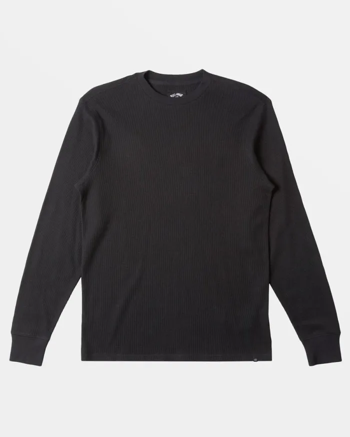 Billabong TShirts Essential Long Sleeve Thermal Top Black 8211 Men Billabong TShirts Essential Long Sleeve Thermal Top Black 8211 Men