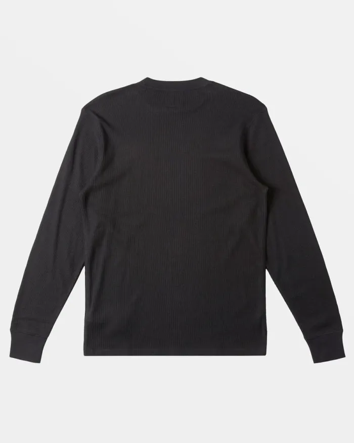 Billabong TShirts Essential Long Sleeve Thermal Top Black 8211 Men Billabong TShirts Essential Long Sleeve Thermal Top Black 8211 Men