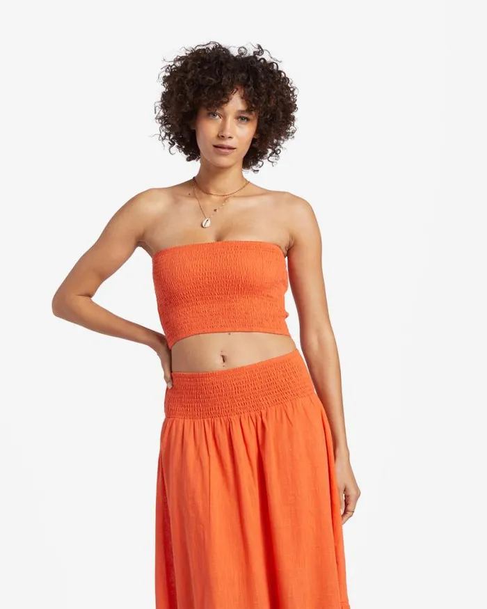 Billabong Tops Keep It Simple Knit Top Coral Craze 8211 Women
